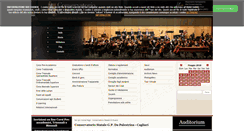 Desktop Screenshot of conservatoriocagliari.it