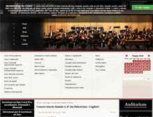 Tablet Screenshot of conservatoriocagliari.it